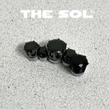  Khuyên Tai Titan Black Magnet - Tròn 1 CHIẾC 