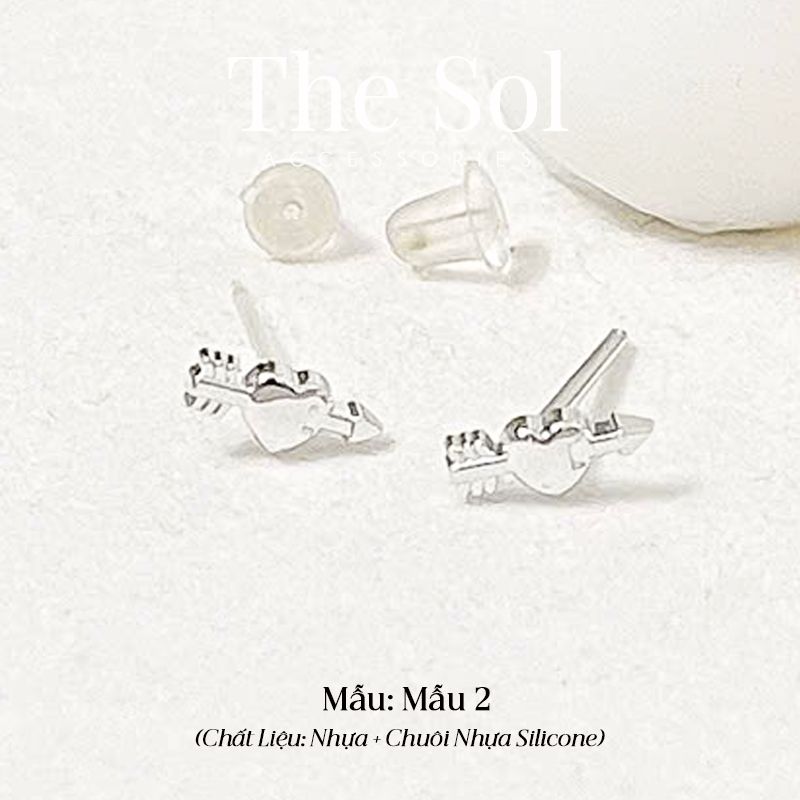  Bông Tai Nhựa 7K - BTN001 / BTN002 / BTN003 / BTN004 