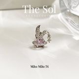  Khuyên Tai Thép Xi Mạ Pinky Bunny - Mẫu 54 