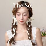  Kẹp Tóc Hàn Quốc Color Bow - Nơ Đôi (2 Chiếc) 