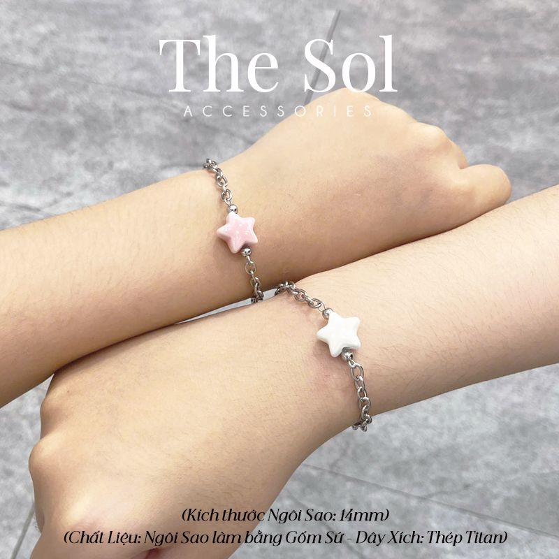  Lắc Tay Titan Couple Colour Star 