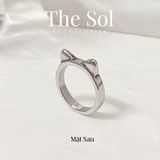  Nhẫn Titan Silver Cat 