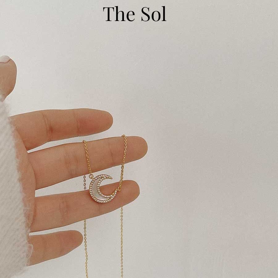  Dây Chuyền Hàn Quốc Golden Moon 