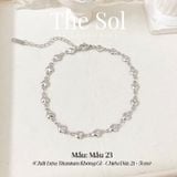  Lắc Chân Titan Mini Heart - Mẫu 23 