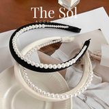  Cài Tóc Hàn Quốc Pearl Satin 