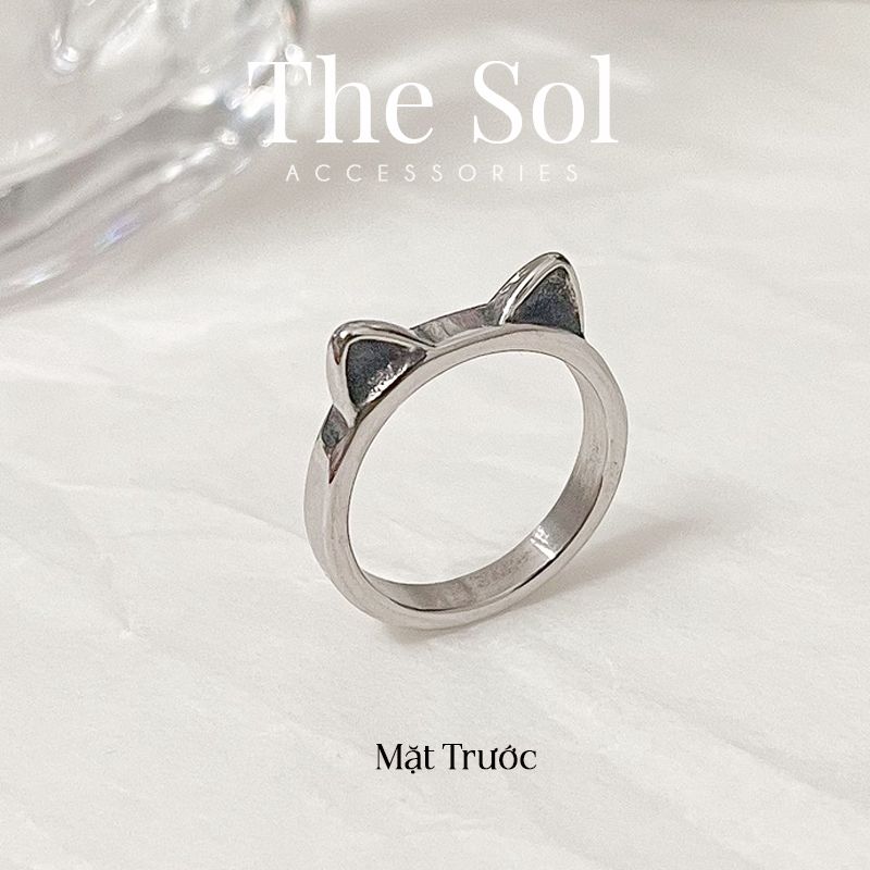  Nhẫn Titan Silver Cat 