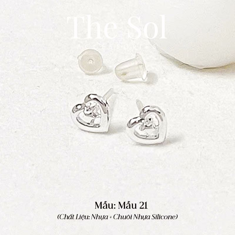  Bông Tai Nhựa 7K - BTN001 / BTN002 / BTN003 / BTN004 