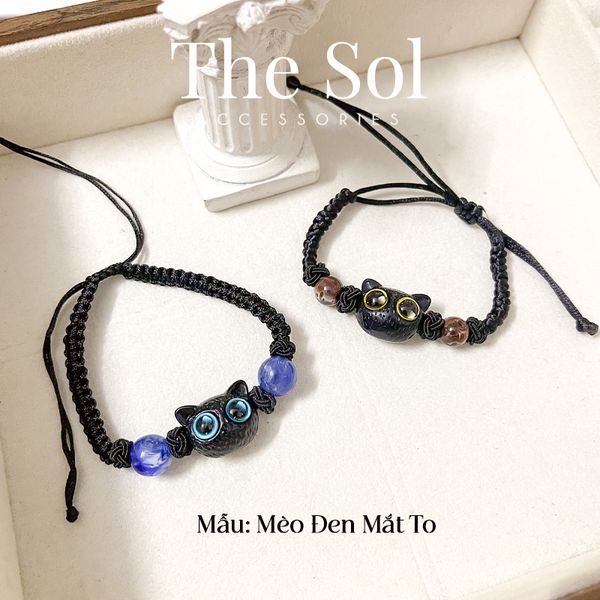  Lắc Tay Hàn Quốc Black Cat 