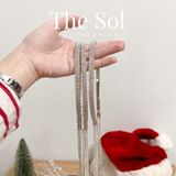  Cài Tóc Hàn Quốc Triple Diamond Lines 