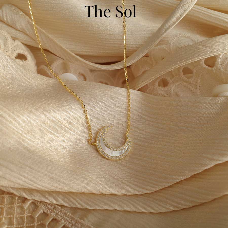  Dây Chuyền Hàn Quốc Golden Moon 