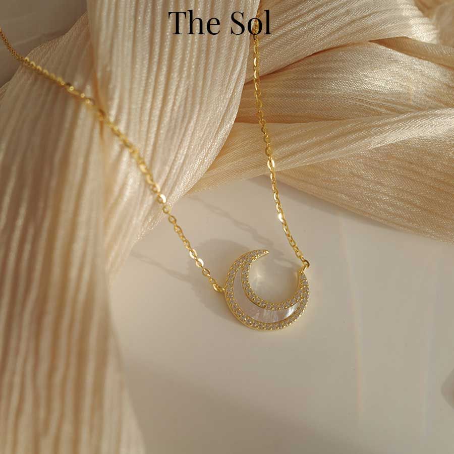  Dây Chuyền Hàn Quốc Golden Moon 