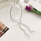  Cài Tóc Hàn Quốc Triple Diamond Lines 