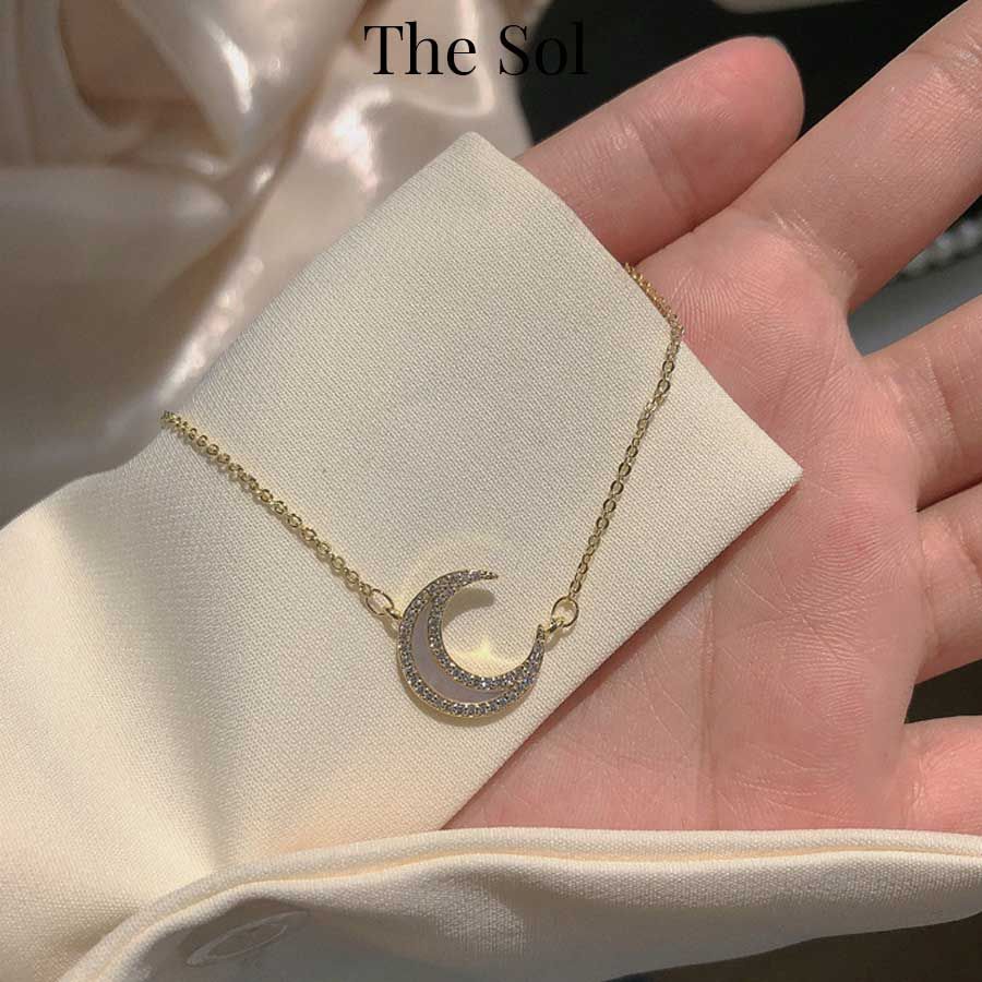  Dây Chuyền Hàn Quốc Golden Moon 