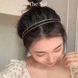  Cài Tóc Hàn Quốc Double Metal 