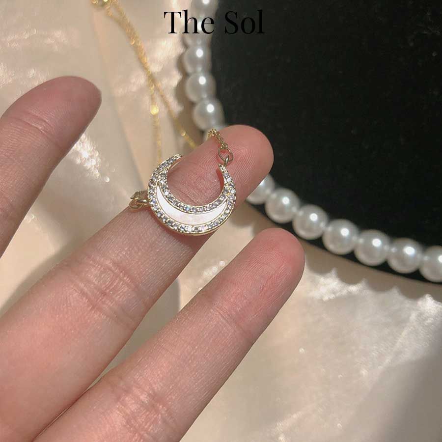  Dây Chuyền Hàn Quốc Golden Moon 