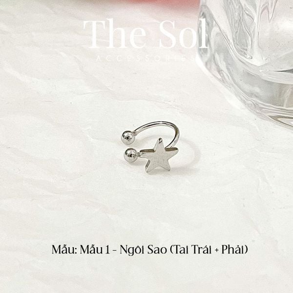  Kẹp Vành Hàn Quốc Kiểu 1 - The Star 