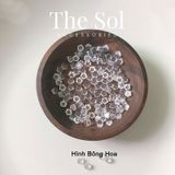  Chuôi Silicone Bông Tai - Hình Bông Hoa 