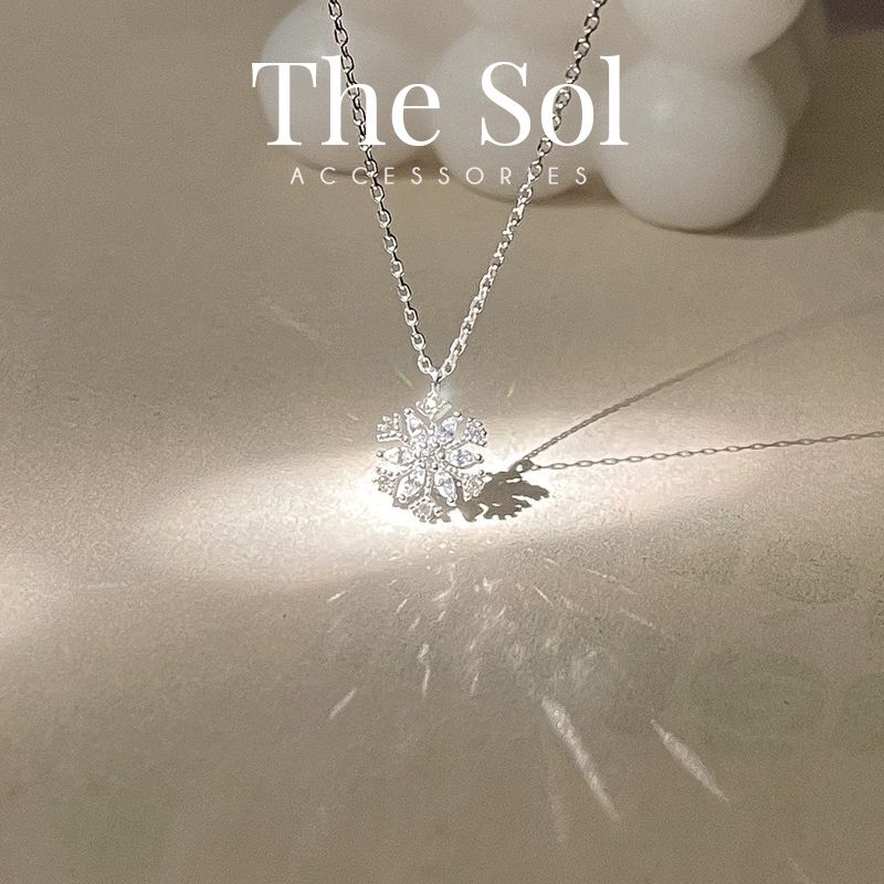  Dây Chuyền Bạc The Snow Flower 