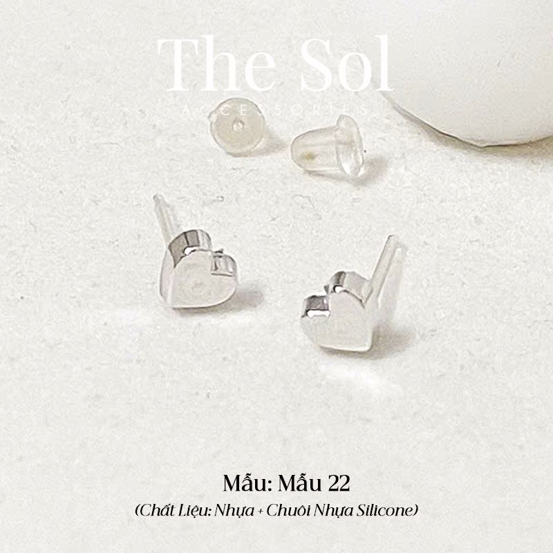  Bông Tai Nhựa 7K - BTN001 / BTN002 / BTN003 / BTN004 