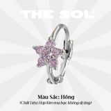  Khuyên Tai Hợp Kim Dia Flower - Mẫu 180 