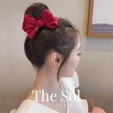  Kẹp Tóc Càng Cua Satin Bow 