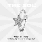  Khuyên Tai Hợp Kim Dia Flower - Mẫu 180 