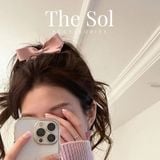  Kẹp Tóc Hàn Quốc Pinky Bow 
