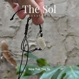  Lắc Tay Titan Couple Silver Heart - Dây Sáp 