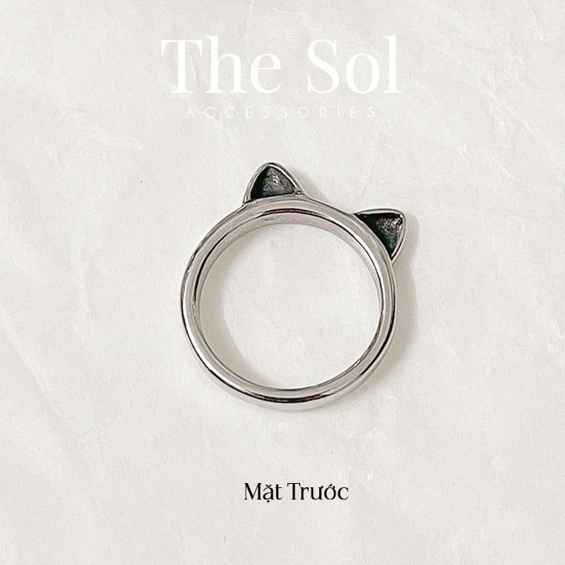  Nhẫn Titan Silver Cat 