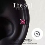  Khuyên Tai Thép Xi Mạ Mini Flower - Mẫu 67 