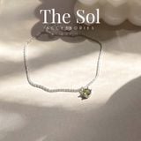 Lắc Tay Bạc Sphene Diamond 