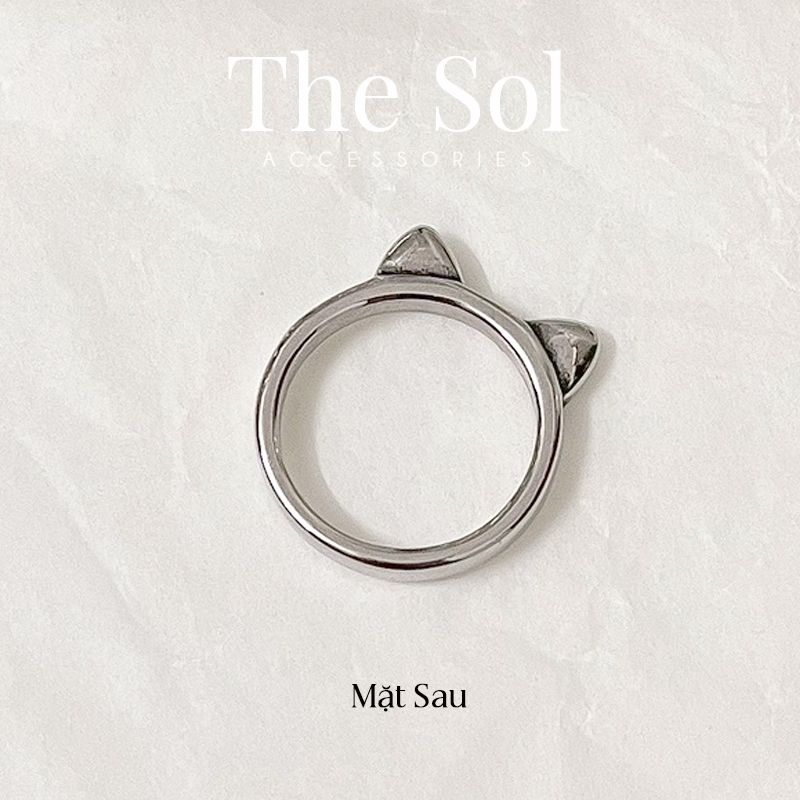  Nhẫn Titan Silver Cat 