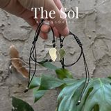 Lắc Tay Titan Couple Silver Heart - Dây Sáp 