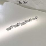 Khuyên Tai Nam Châm Unisex Gems Magnet - Tròn [1 CHIẾC] 
