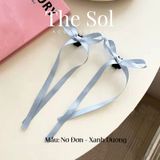  Kẹp Tóc Hàn Quốc Color Bow - Nơ Đơn (2 Chiếc) 