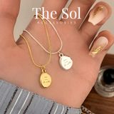  Dây Chuyền Hàn Quốc Metal Pendant 