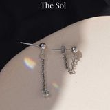  Bông Tai Hàn Quốc Mini Long Chain 