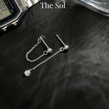  Bông Tai Hàn Quốc Mini Long Chain 