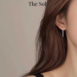  Bông Tai Hàn Quốc Mini Long Chain 