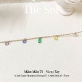  Lắc Tay Titan Colorful Stone - Mẫu 74 