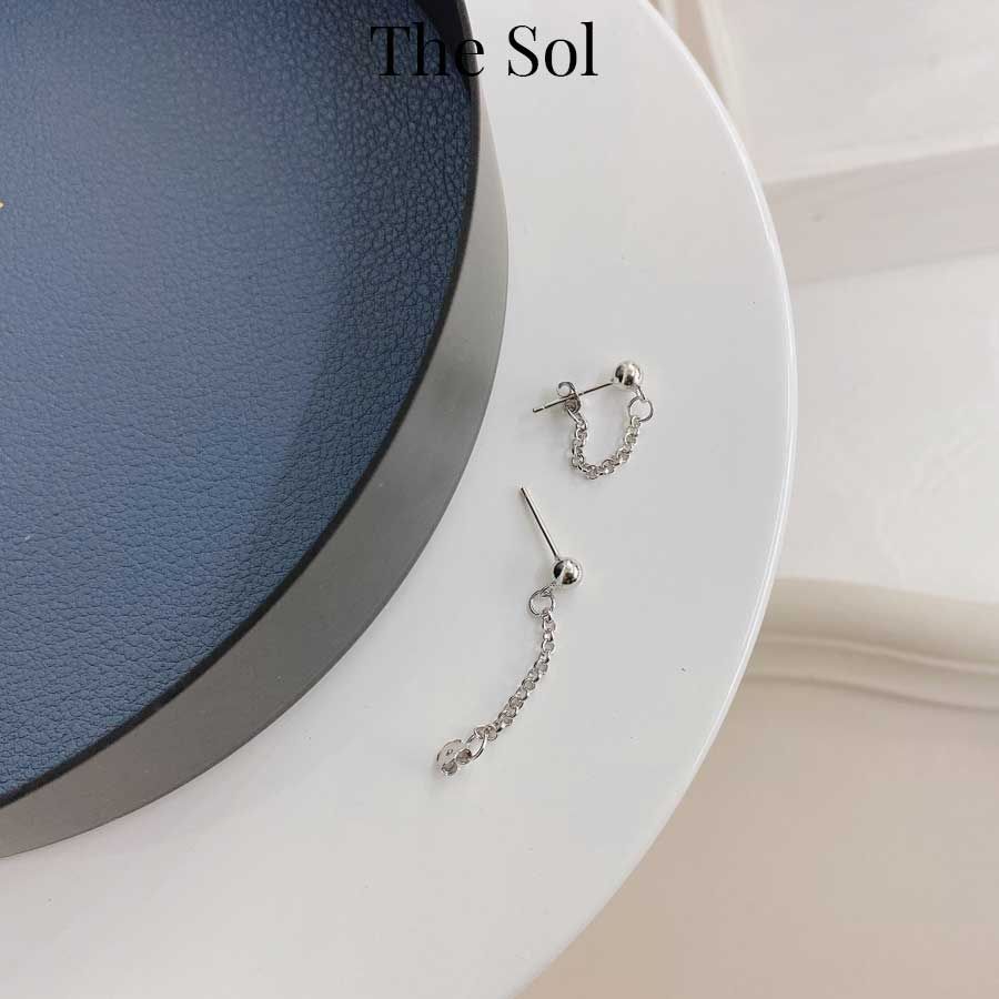  Bông Tai Hàn Quốc Mini Long Chain 