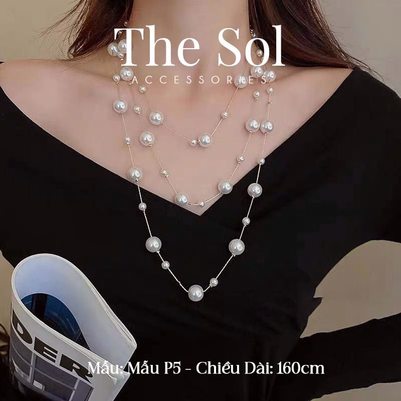  Dây Chuyền Ngọc Trai Long Pearl - Mẫu P5 