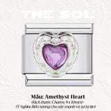  Charm Titan Italian Bracelet - Gems Charm 