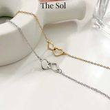  Lắc Tay Titan Double Heart - Mẫu 72 