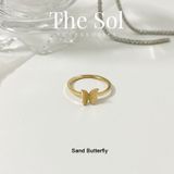  Nhẫn Titan Golden Sand Butterfly 