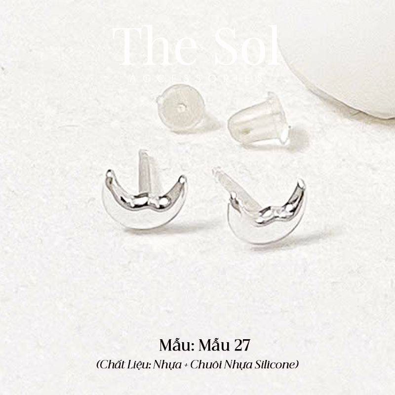  Bông Tai Nhựa 7K - BTN001 / BTN002 / BTN003 / BTN004 