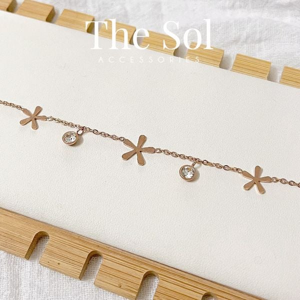  Lắc Chân Titan Dia Flower 