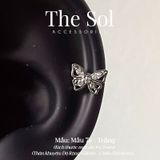  Khuyên Tai Thép Xi Mạ Dia Butterfly - Mẫu 78 