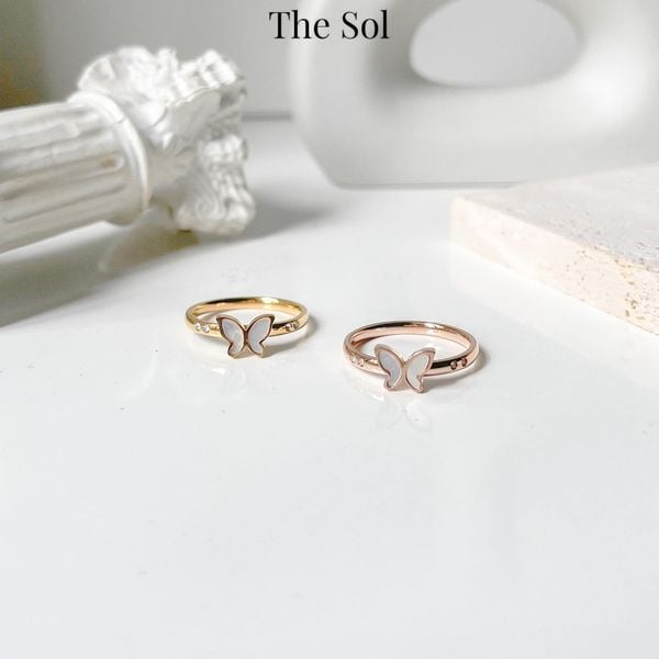  Nhẫn Titan Butterfly - Mẫu 66 