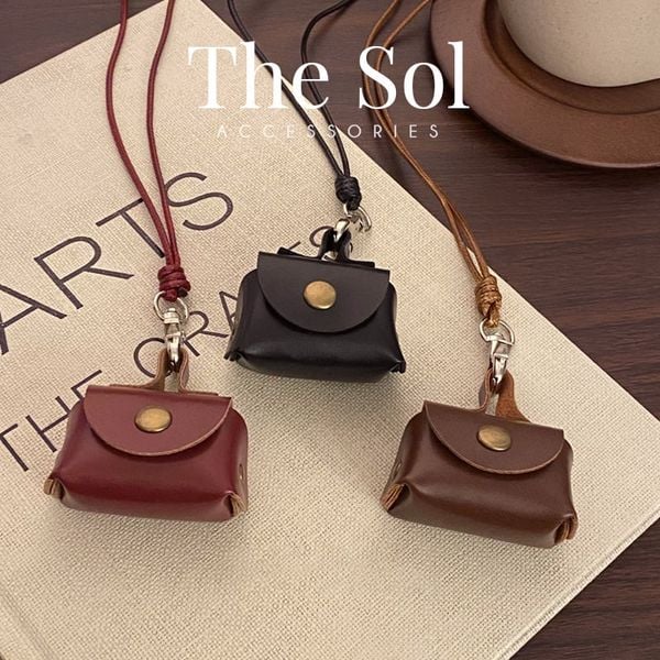  Dây Chuyền Chất Liệu Da Mini Bag 